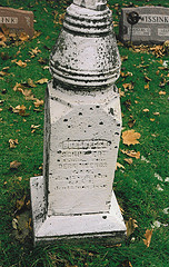 Grave of Roeltken Schuppert, wife of Derk Meengs, in Sheboygan WI.