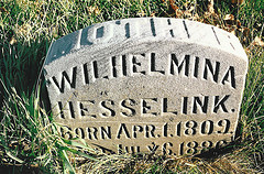 Grave of Willemina Mennink.