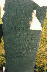 Grave of Hinners Lammers.