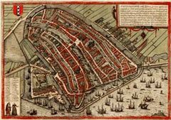 Amsterdam, in Civitates Orbis Terrarum by Braun and Hogenberg, 1572