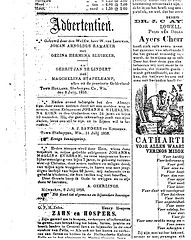 Marriage announcement of Gerrit Jan te Lindert and Magchelina Stapelkamp (Nieuwsbode) Marriage announcement of Gerrit Jan te Lindert and Magchelina Stapelkamp (Nieuwsbode)